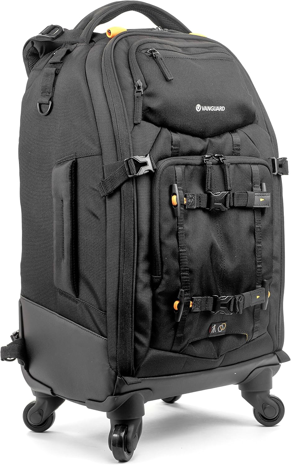 VANGUARD ALTA Fly 58T – Mochila para cámara DSLR, giratoriacarretilla de 4 ruedas, gris, tamaño completo