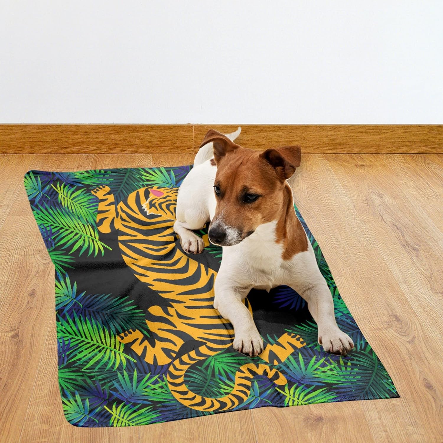 Manta de tigre de la selva, ARAHANT, franela, suave y cómoda, adecuada para sofá, sala de estar, dormitorio, buena opción de regalo, 40 x 30