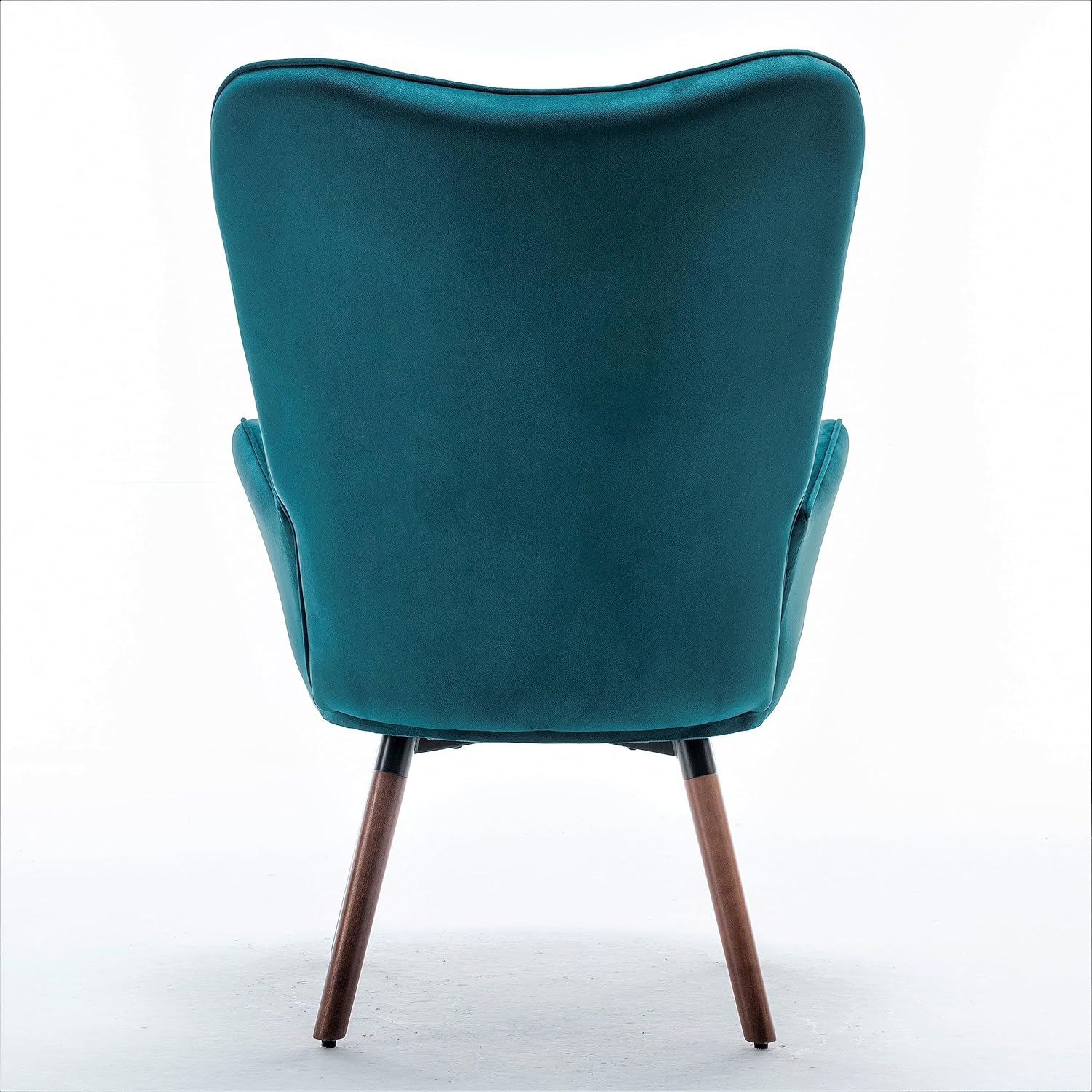Sillas elegantes con brazos decorativos para sala de estar, dormitorio u oficina en casa, sillón de mediados de siglo con botones con diseño de