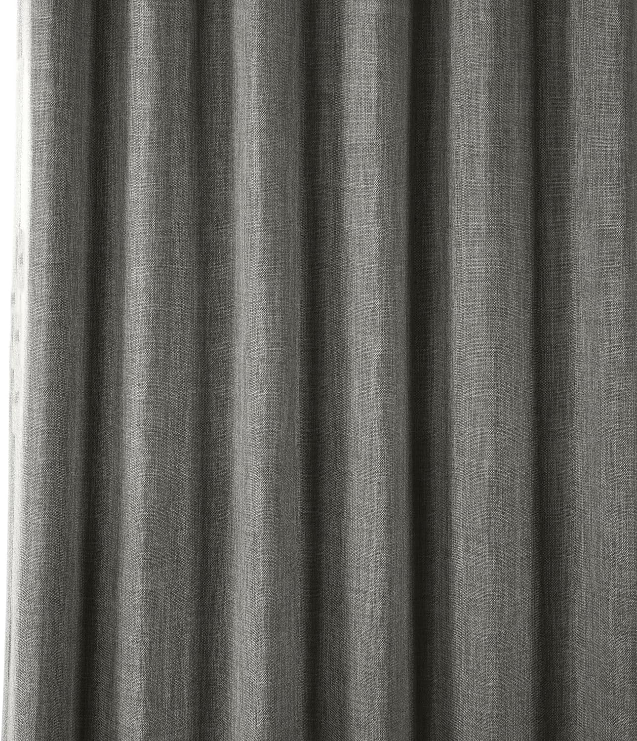 HPD Half Price Drapes – Cortina de lino sintético para oscurecer la habitación, dormitorio y sala de estar, 1panel, 50pulgadas de ancho x