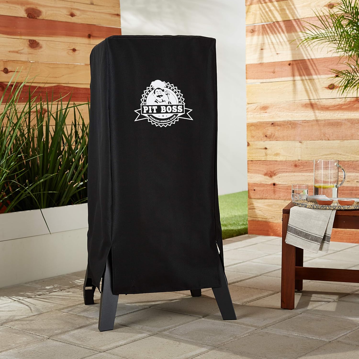 Pit Boss 73225 LP – Cubierta para ahumador de gas, color negro
