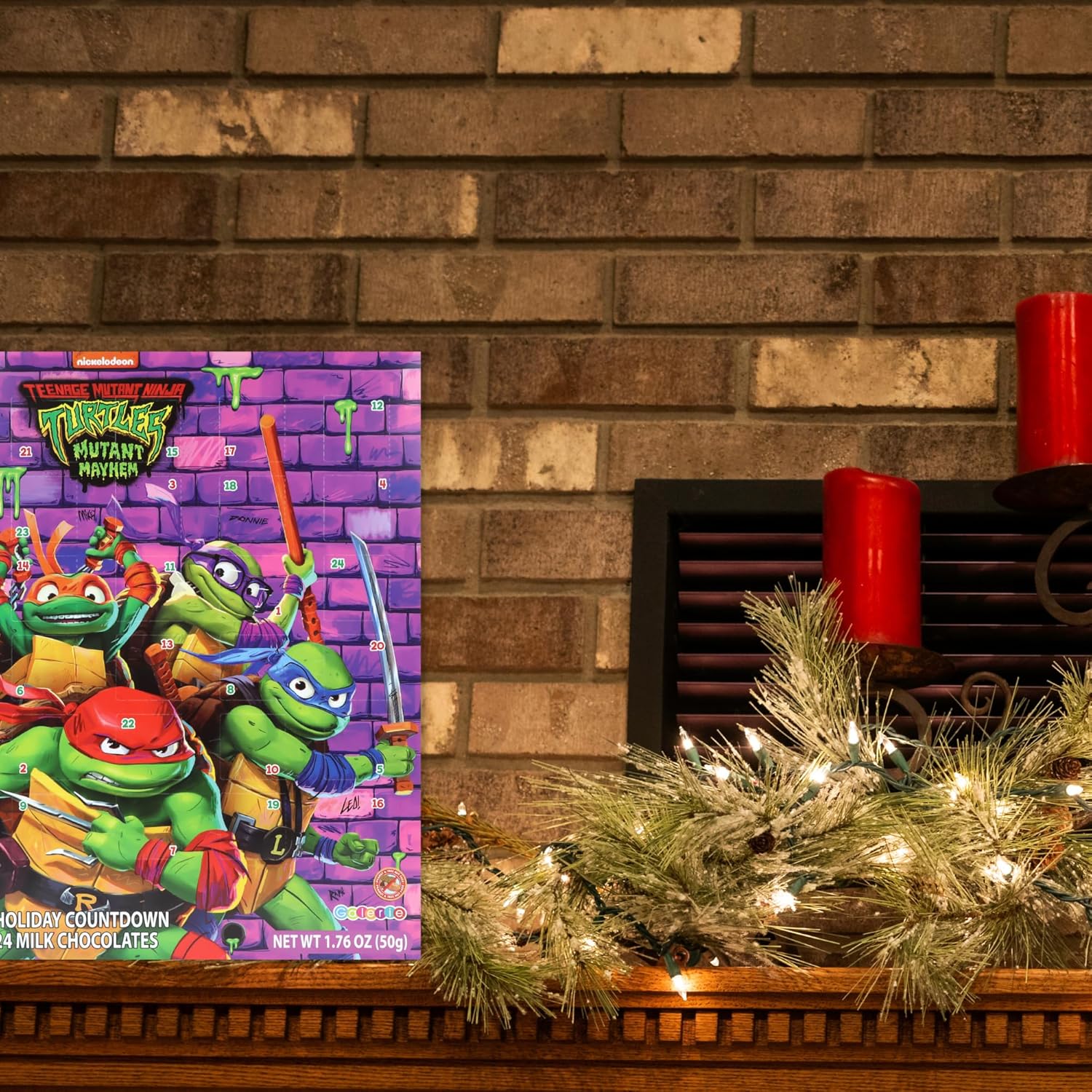 Galerie Calendario de Adviento navideño relleno de chocolate de las tortugas ninja mutantes adolescentes, actividades familiares navideñas