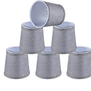 Aspen Creative 51024-6 Imperio de tapa dura, pantalla de tela texturizada de lino con clip, parte inferior superior de 4 pulgadas x 5 pulgadas de Aspen Creative 51024-6 Imperio de tapa dura, pantalla de tela texturizada de lino con clip, parte inferior superior de 4 pulgadas x 5 pulgadas de