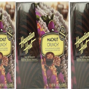Hawaiian Host MacNut Crunch – Macadamias cubiertas de chocolate y arroz crujiente (paquete de 3) Hawaiian Host MacNut Crunch – Macadamias cubiertas de chocolate y arroz crujiente (paquete de 3)