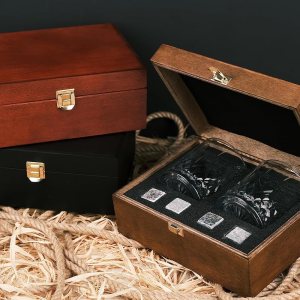 Premium Whiskey Glasses Set with Box – Elegant Glassware for Bourbon, Scotch, and Cocktails (Walnut Box) Premium Whiskey Glasses Set with Box – Elegant Glassware for Bourbon, Scotch, and Cocktails (Walnut Box)