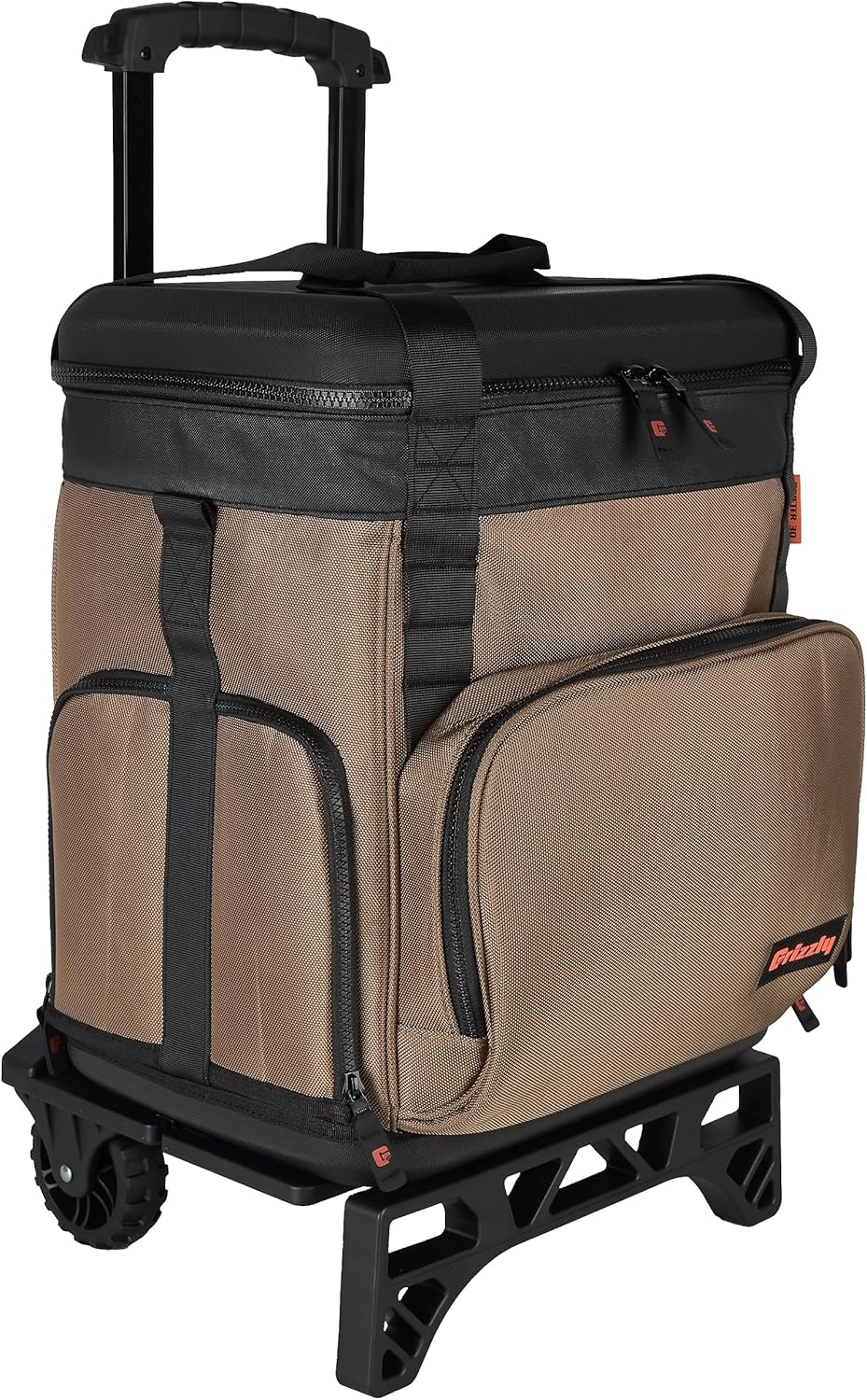 Grizzly Drifter – Bolsa enfriadora de 30 ruedas de lados suaves  30 cuartos de galón  Baúl de hielo para playa, barco, camping, coche, pesca, golf,
