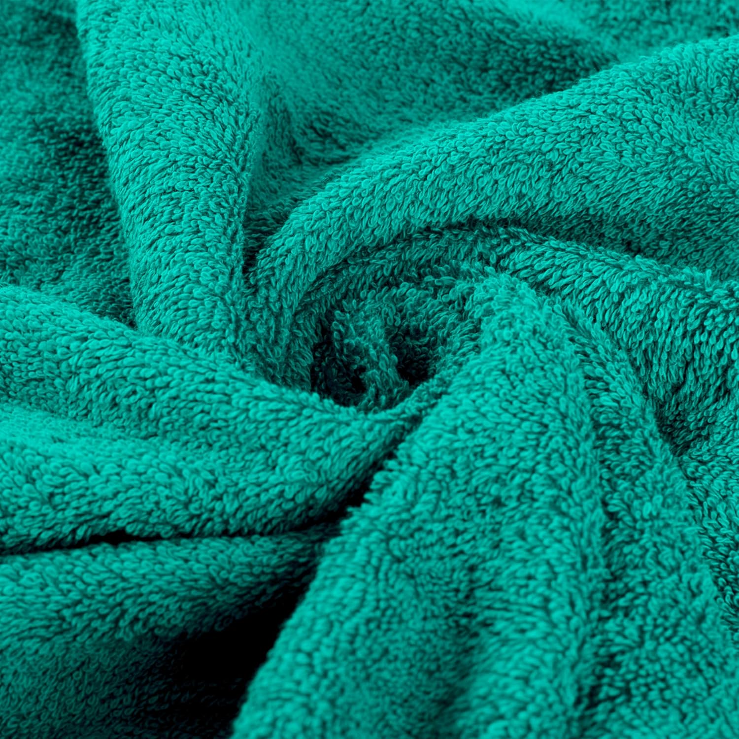 Classic Turkish Towels Juego de 6 toallas de algodón de alta calidad, de secado rápido, suaves y absorbentes, 2 toallas de baño, 2 toallas de mano y
