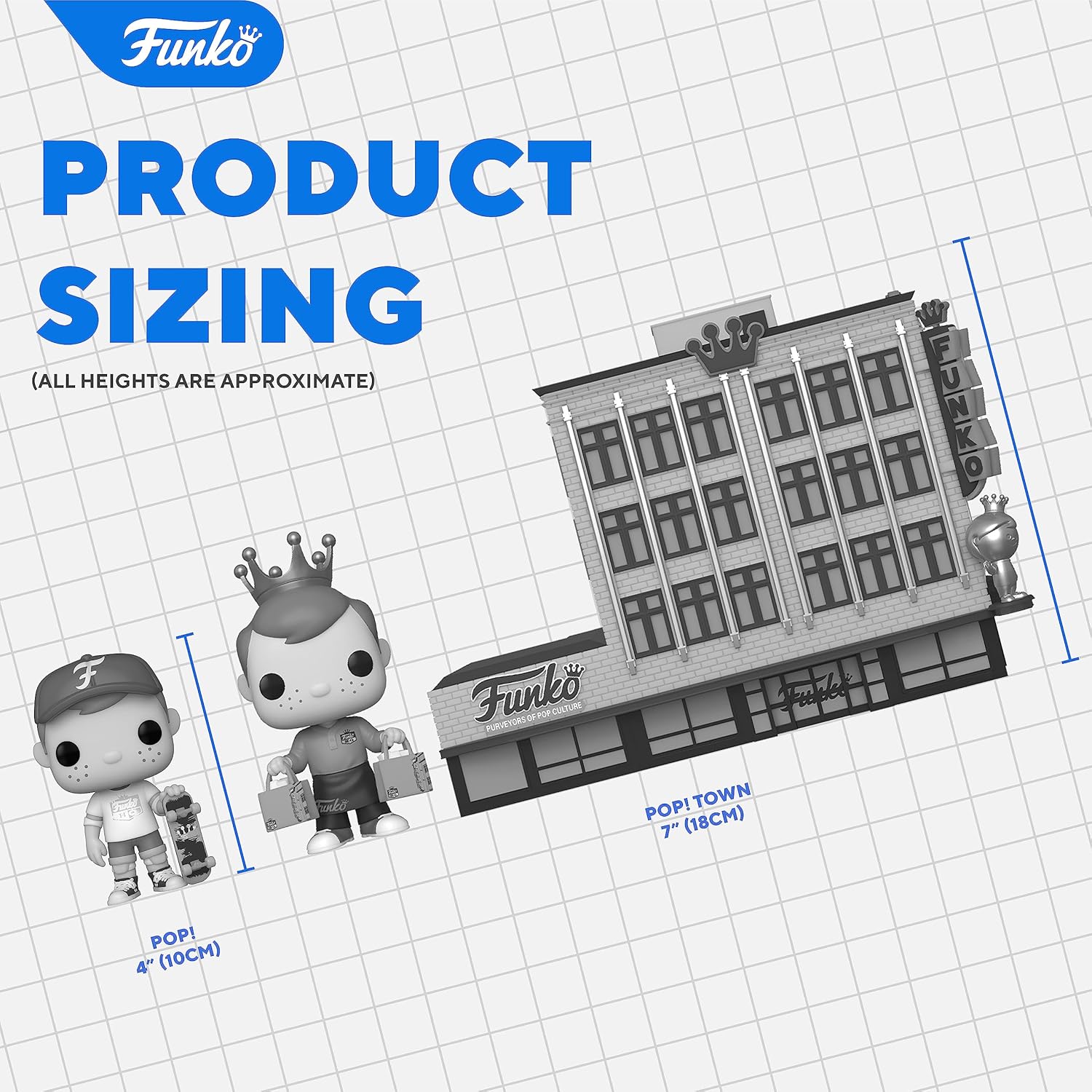 Funko 44423 Pop! Town Holiday – Figura de vinilo coleccionable de Santa con Santa y nuez moscada