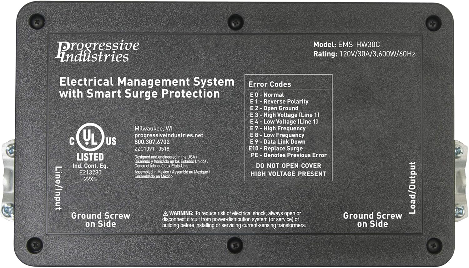 SSP-50X Protector contra sobretensiones RV – Adaptador RV de 50 amperios a 30 amperios – Analizador de circuitos Protector de sobretensiones