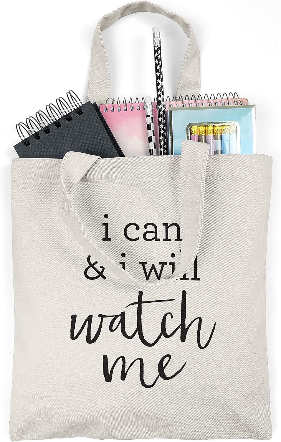 Taza de lectura para amantes de los libros, con cita BW, con texto en inglés “I CAN AND I WILL WATCH ME”, regalos de ratones de biblioteca,