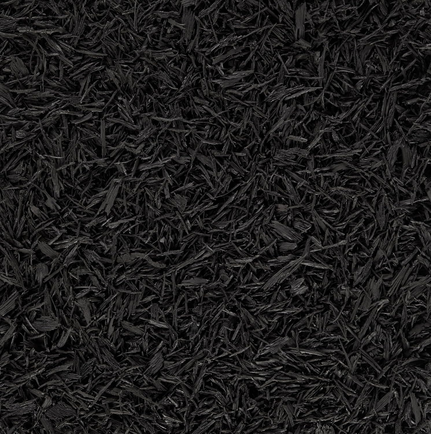 Rubberific Mantillo de goma triturada prémium para jardines, césped y paisajismo, color de larga duración, parece mantillo de madera natural (1.5