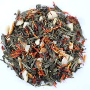 Nelson’s Tea – Amaretto de almendras – Té verde de hojas sueltas – Té verde Sencha, almendras, cerezas secas y cártamo – 2 oz. Nelson’s Tea – Amaretto de almendras – Té verde de hojas sueltas – Té verde Sencha, almendras, cerezas secas y cártamo – 2 oz.