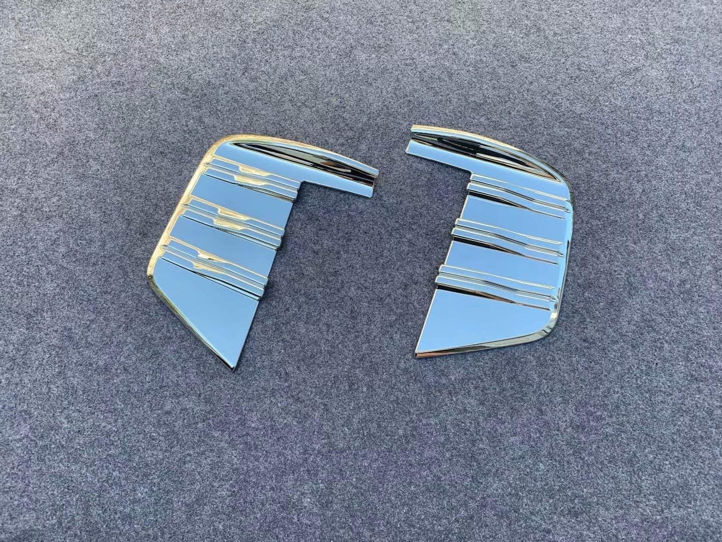 Accesorios para Chevrolet Silverado 2019-2020 2021 cromo delantero antiniebla marco cubierta 2 piezas