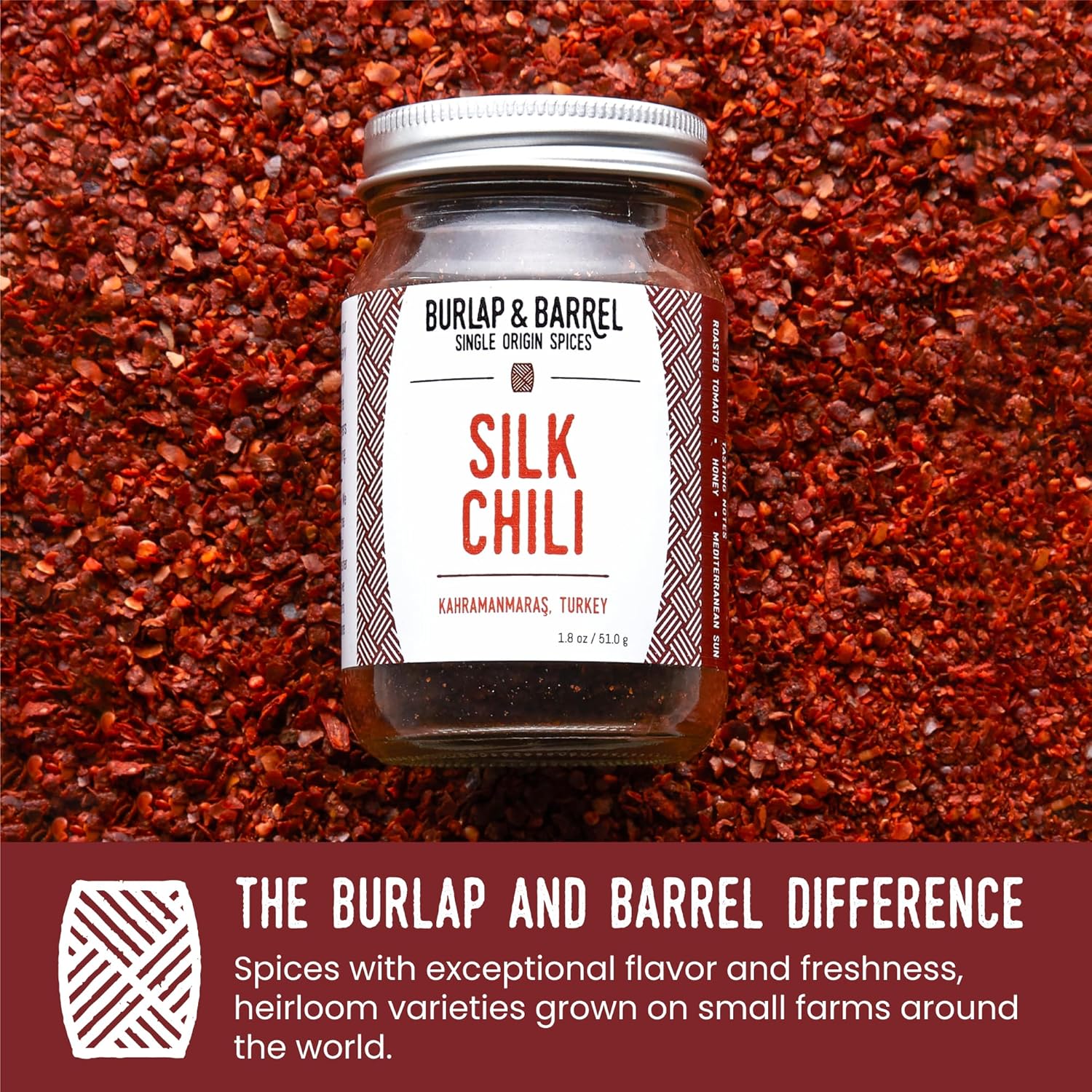 Burlap & Barrel Exquisito dúo hojuelas de lima negra molida y chile de seda – Dale sabor a tus aventuras culinarias con nuestras sabrosas especias!