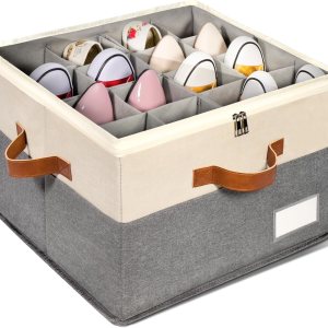 Organizador de zapatos para armario, contenedores de almacenamiento ajustables para zapatos, grandes contenedores plegables de almacenamiento de Organizador de zapatos para armario, contenedores de almacenamiento ajustables para zapatos, grandes contenedores plegables de almacenamiento de