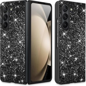 ZIYE Funda para Samsung Galaxy Z Fold 5 5G, Galaxy Z Fold 5 5G Funda para mujeres y niñas, con purpurina Sprakle Bling antideslizante, a prueba de ZIYE Funda para Samsung Galaxy Z Fold 5 5G, Galaxy Z Fold 5 5G Funda para mujeres y niñas, con purpurina Sprakle Bling antideslizante, a prueba de