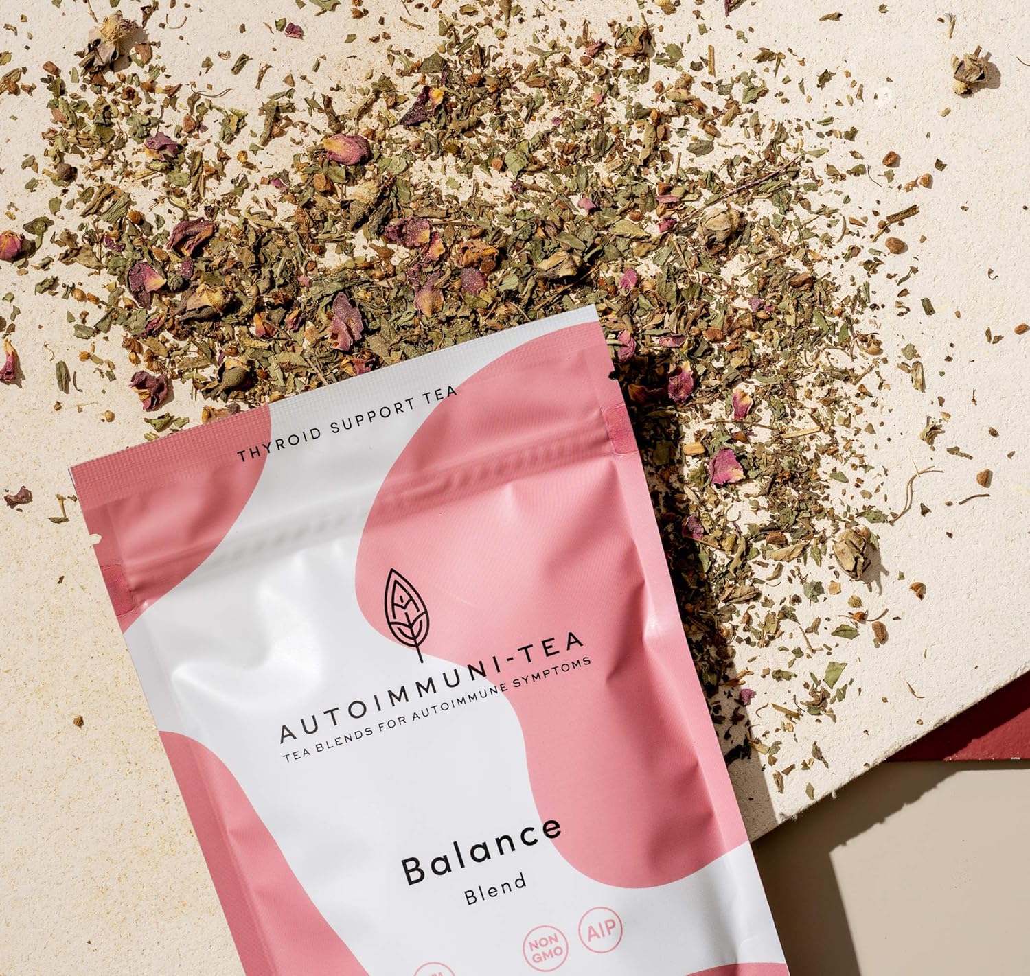 AIP Tea – Mezcla de hierbas para el equilibrio de la tiroides para alimentos autoinmunes compatibles con la dieta de protocolo autoinmune, Whole 30,