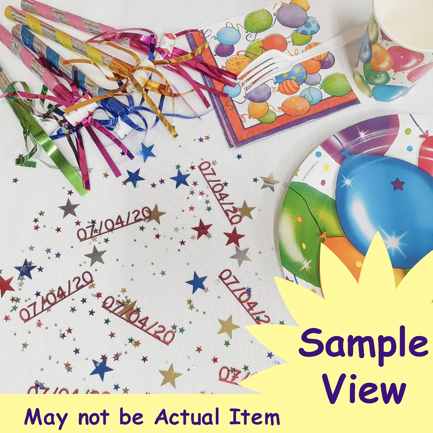 Confetti Circle – Cazador verde de 14 pulgadas, combo morado, 2 bolsas de media onza (1 oz) (84698680)