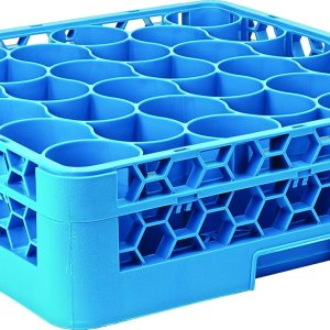 Carlisle FoodService Products RW3014 OptiClean NeWave 30 Compartment Glass Rack with 1 Extender, Blue (Pack of 4) Carlisle FoodService Products RW3014 OptiClean NeWave 30 Compartment Glass Rack with 1 Extender, Blue (Pack of 4)