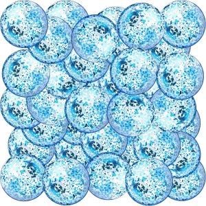 Threan 100 Pack Mini Glitter Beach Ball Bulk 5 Inch Inflatable Sequin Beach Balls Clear Pool Toys Beach Party Decorations with Confetti for Boys Threan 100 Pack Mini Glitter Beach Ball Bulk 5 Inch Inflatable Sequin Beach Balls Clear Pool Toys Beach Party Decorations with Confetti for Boys