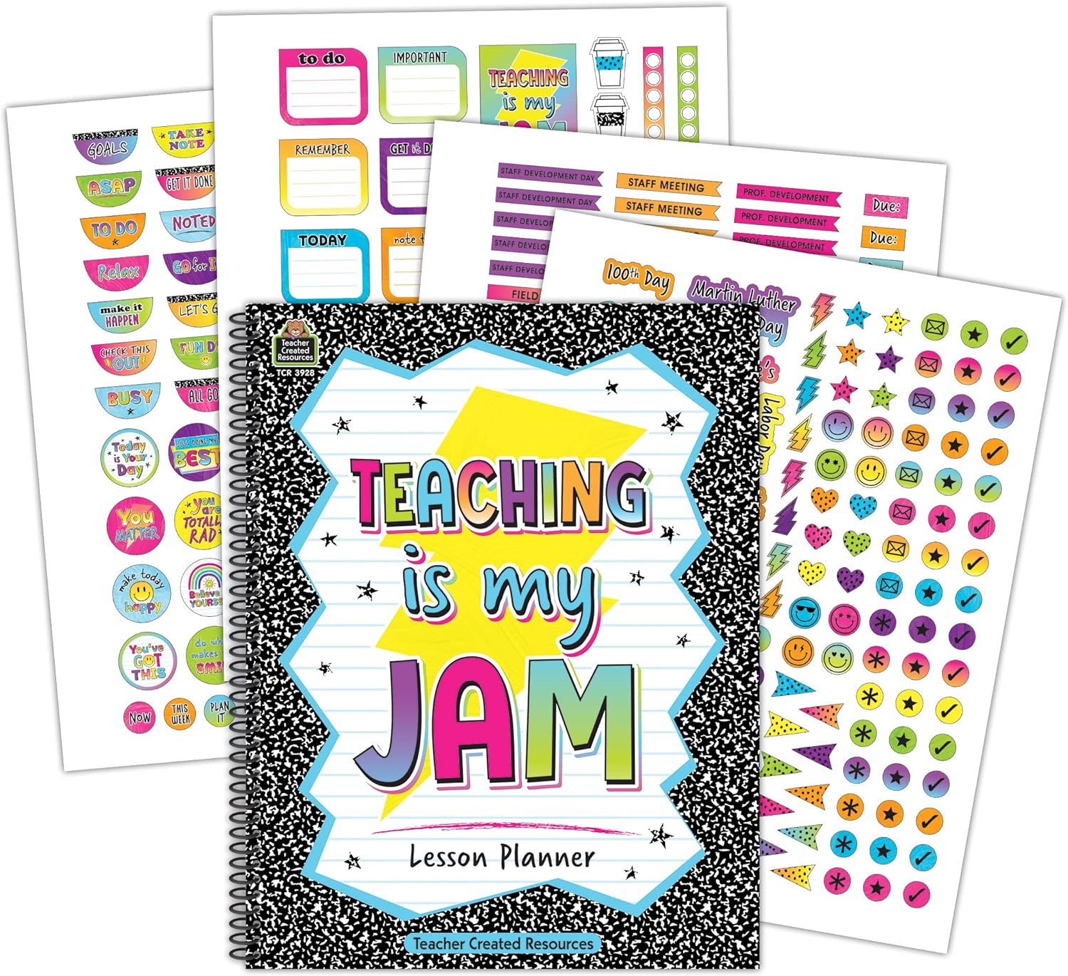 Teacher Created Resources Brights 4Ever Planificador de lecciones (TCR3928)