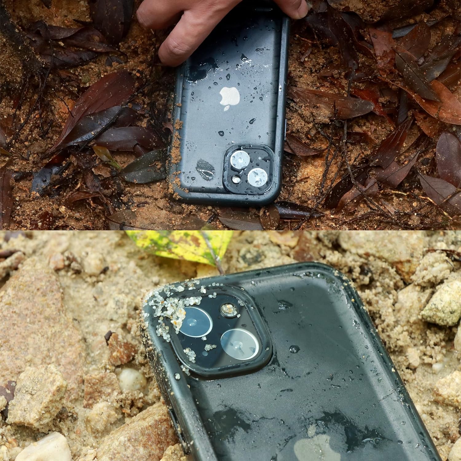 SPORTLINK Funda impermeable para iPhone 15, protector de pantalla integrado IP68 bajo el agua 6.6 pies a prueba de caídas militar a prueba de polvo