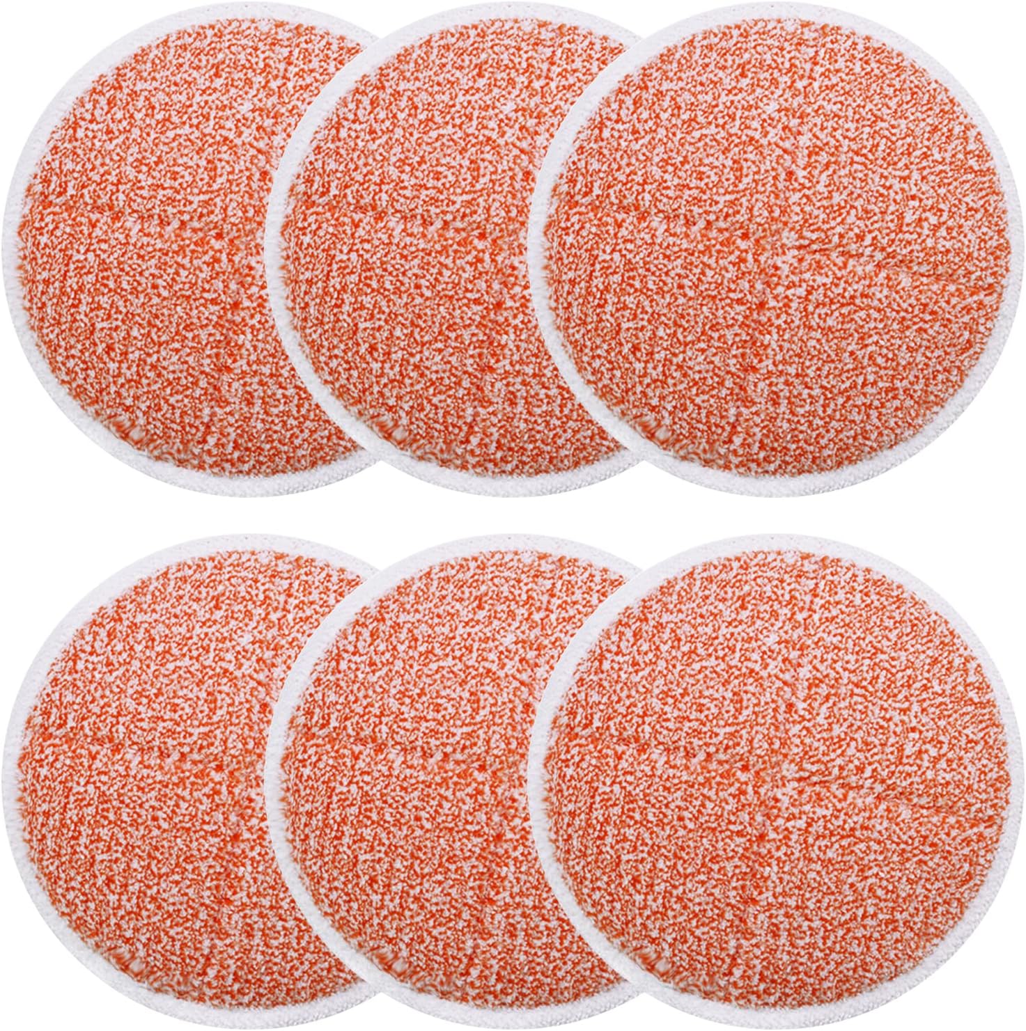 Juego de 6 almohadillas de repuesto para trapeador Spinwave compatibles con Bissell Spinwave serie 2124 2039 6 almohadillas pesadas para fregar