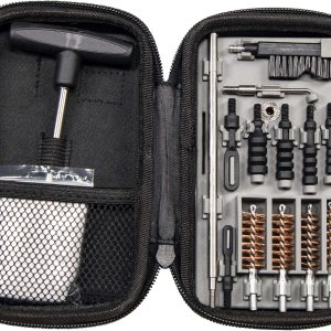 Tipton Kit de limpieza de pistola compacto para pistolas calibre 0.354 in, 0.394 in, .22, .357, .38, .40 y .45 con estuche de almacenamiento, Tipton Kit de limpieza de pistola compacto para pistolas calibre 0.354 in, 0.394 in, .22, .357, .38, .40 y .45 con estuche de almacenamiento,