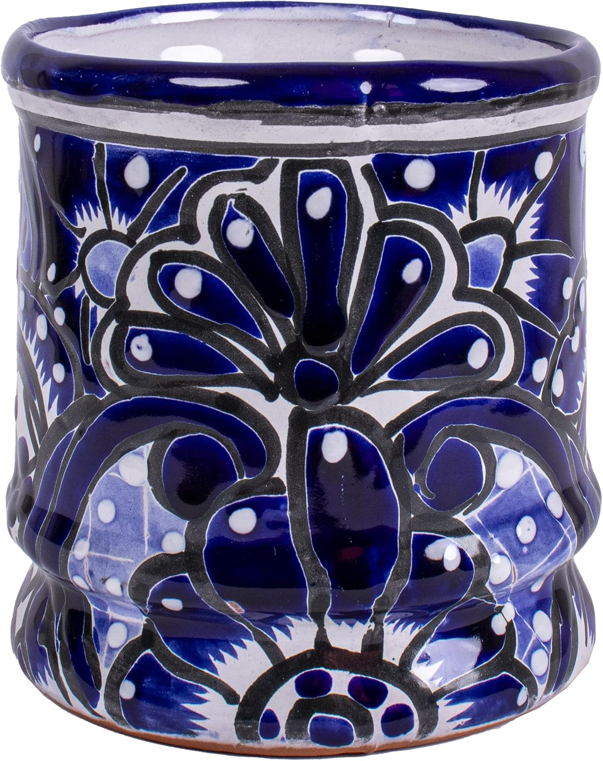 Auténtico soporte para utensilios de cocina mexicana Talavera, cerámica pintada a mano, cerámica para utensilios de cocina, soporte para cucharas
