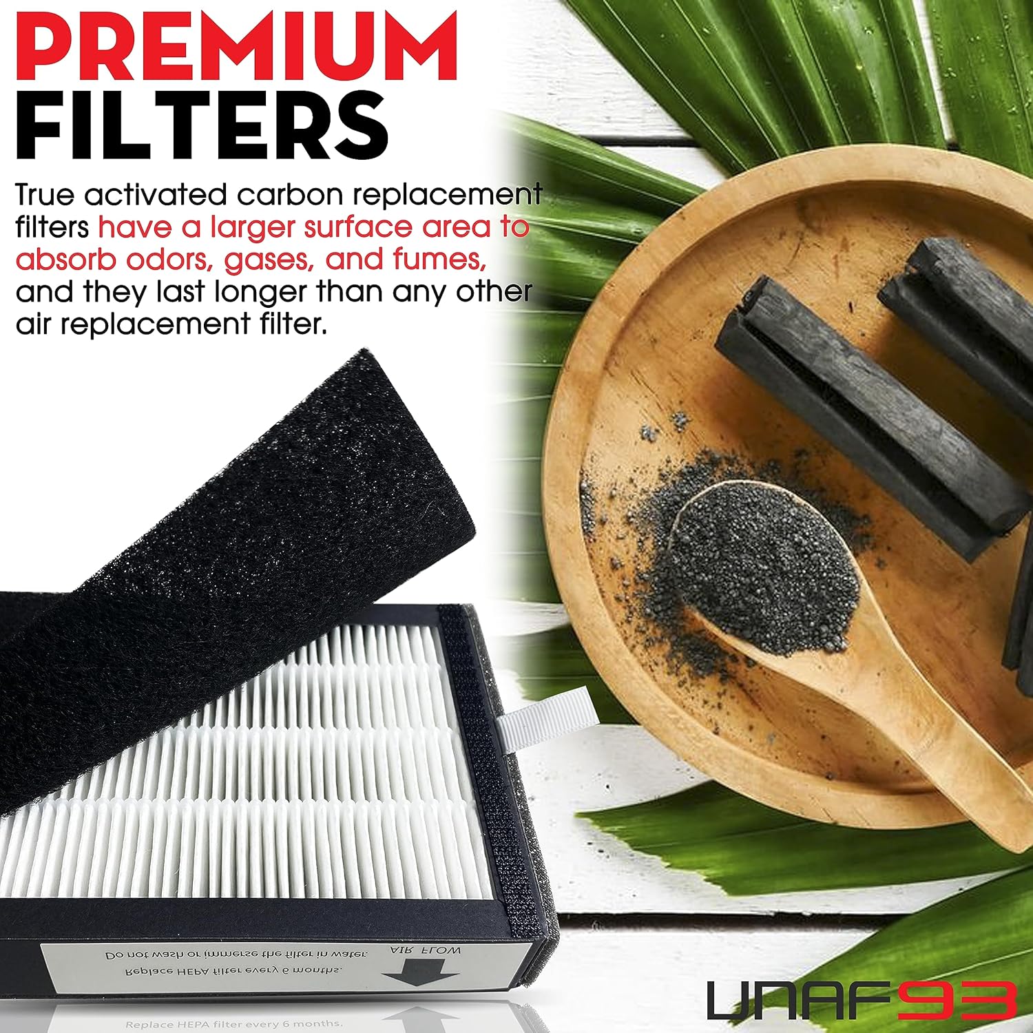 2 juegos de filtro HEPA T500 y prefiltro de carbono que sustituye al filtro TF-60TF60-MP TF60 compatible con el purificador de aire de torre Alen