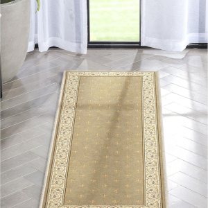 Well Woven Apollo Fleur De Lis – Alfombra de pasillo de tejido plano, color verde claro, 2 x 5 pies Well Woven Apollo Fleur De Lis – Alfombra de pasillo de tejido plano, color verde claro, 2 x 5 pies