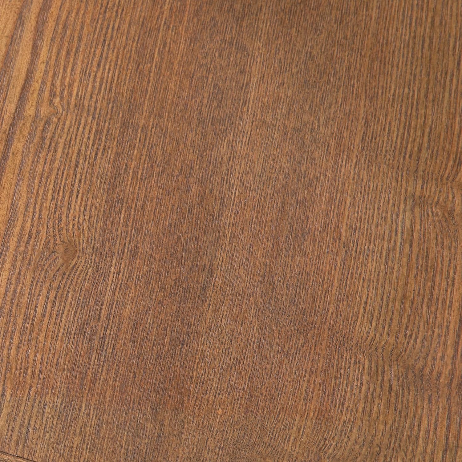 Flash Furniture Paquete de 2 sillas Advantage raspadas a mano con respaldo en X natural oscuro