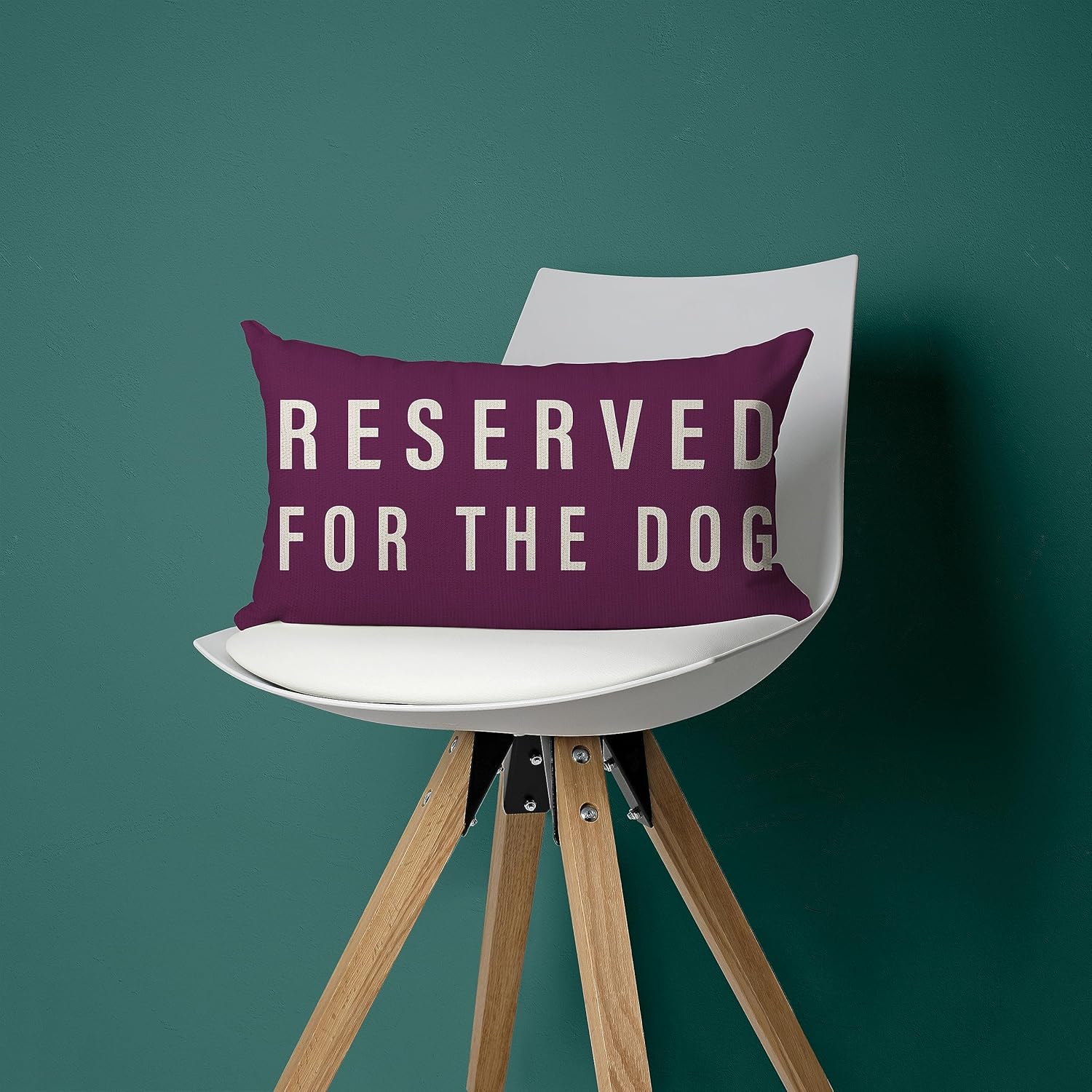 Reservado para la funda de almohada de perro, regalos para amantes de los perros, decoración de perros, divertida funda de almohada para perros,