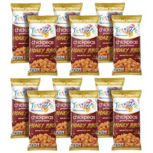 Feel Festive – 12 unidades de frijoles garbanzos de garbanzo con miel, crujientes y equilibrados, sin macro nueces, paquete múltiple – Sin OMG Feel Festive – 12 unidades de frijoles garbanzos de garbanzo con miel, crujientes y equilibrados, sin macro nueces, paquete múltiple – Sin OMG