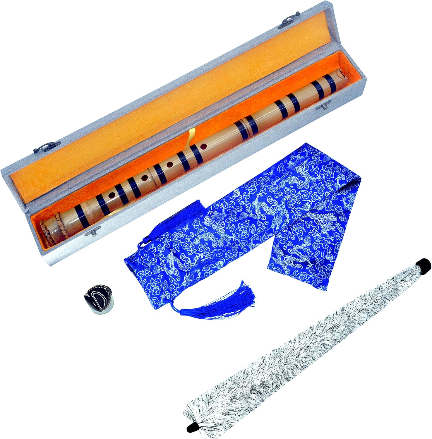 Flauta pentatónica japonesa Zen Shakuhachi con raíz de campana natural. KINKO-ryu de 1.8 pies. Calidad profesional, toca todas las ocatavas. Bueno