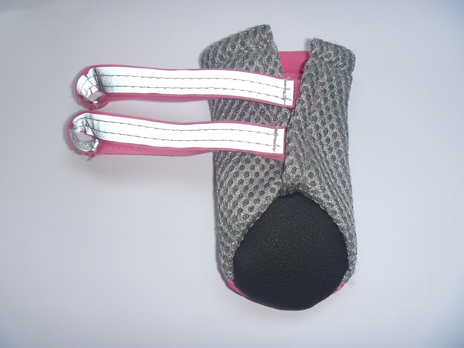 Botas de malla Lonsuneer para cachorro para uso diario con suela suave y antideslizante, con 2 correas de velcro largas, seguras y reflectantes,