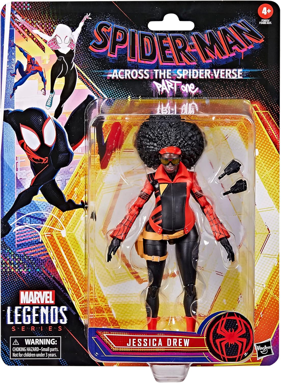 Marvel Legends Spider-Man Across The Spider-Verse – Figura de acción de Spider-Woman de 6 pulgadas estándar