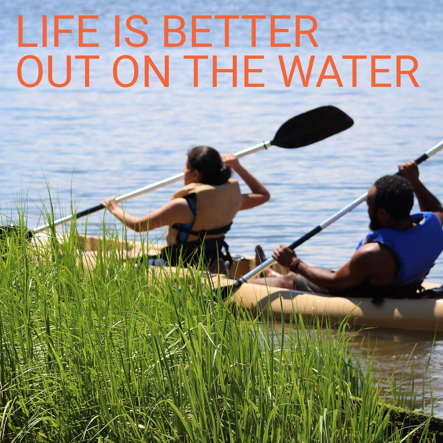 BKC UH-KC271 Carrito de dos ruedas para kayaks, tablas de remo de pie, canoas – Fácil transporte por tierra en el lago, playa o embalse