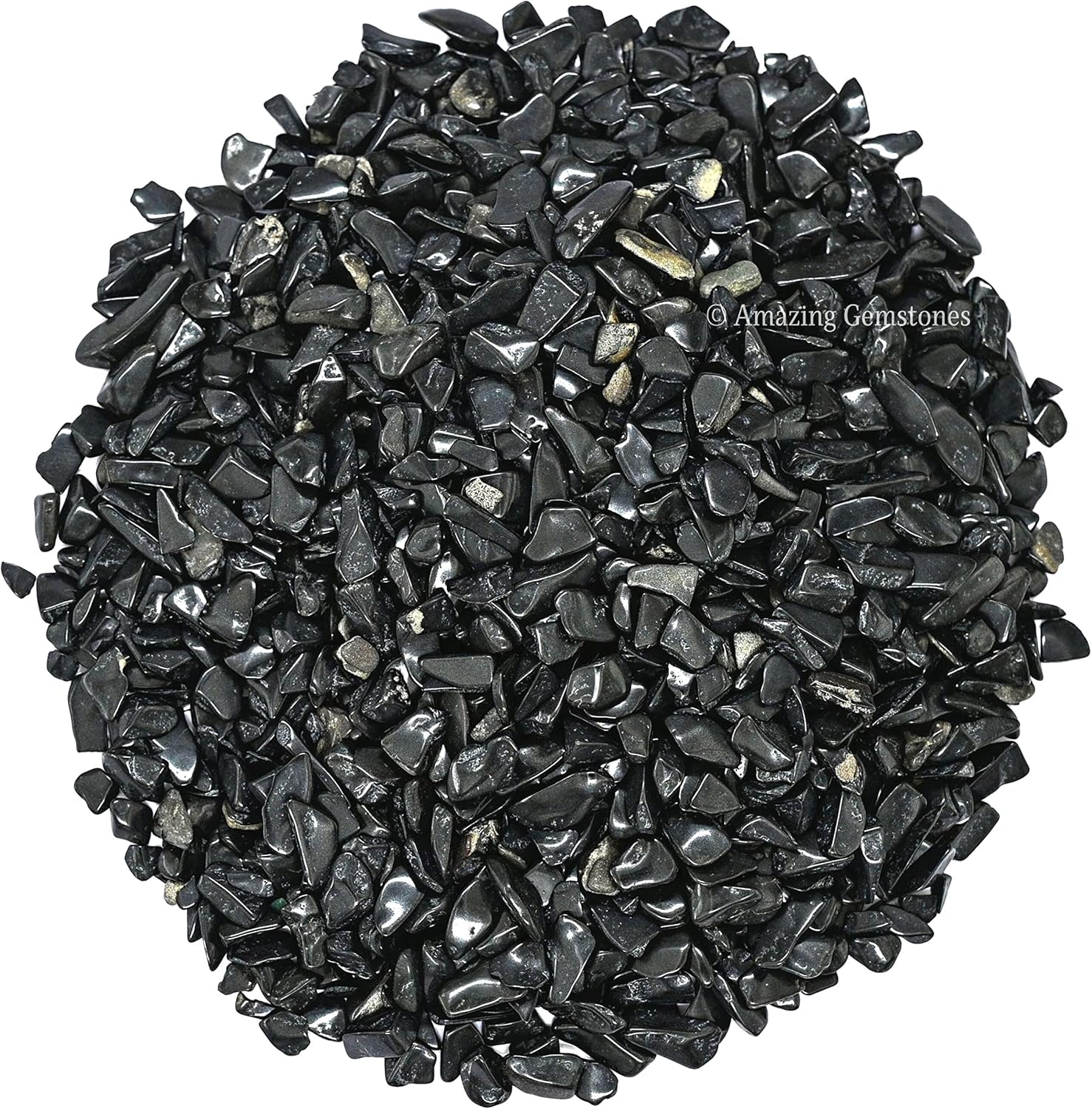 Chips de cristal de ágata negra, rocas de grava para acuario, chips de ágata negra, grava para pecera, pequeñas virutas de piedra rodada y pequeños