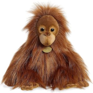 Aurora – Adorable bebé orangután de peluche Miyoni, detalle realista, compañía entrañable, naranja, 11pulgadas Aurora – Adorable bebé orangután de peluche Miyoni, detalle realista, compañía entrañable, naranja, 11pulgadas