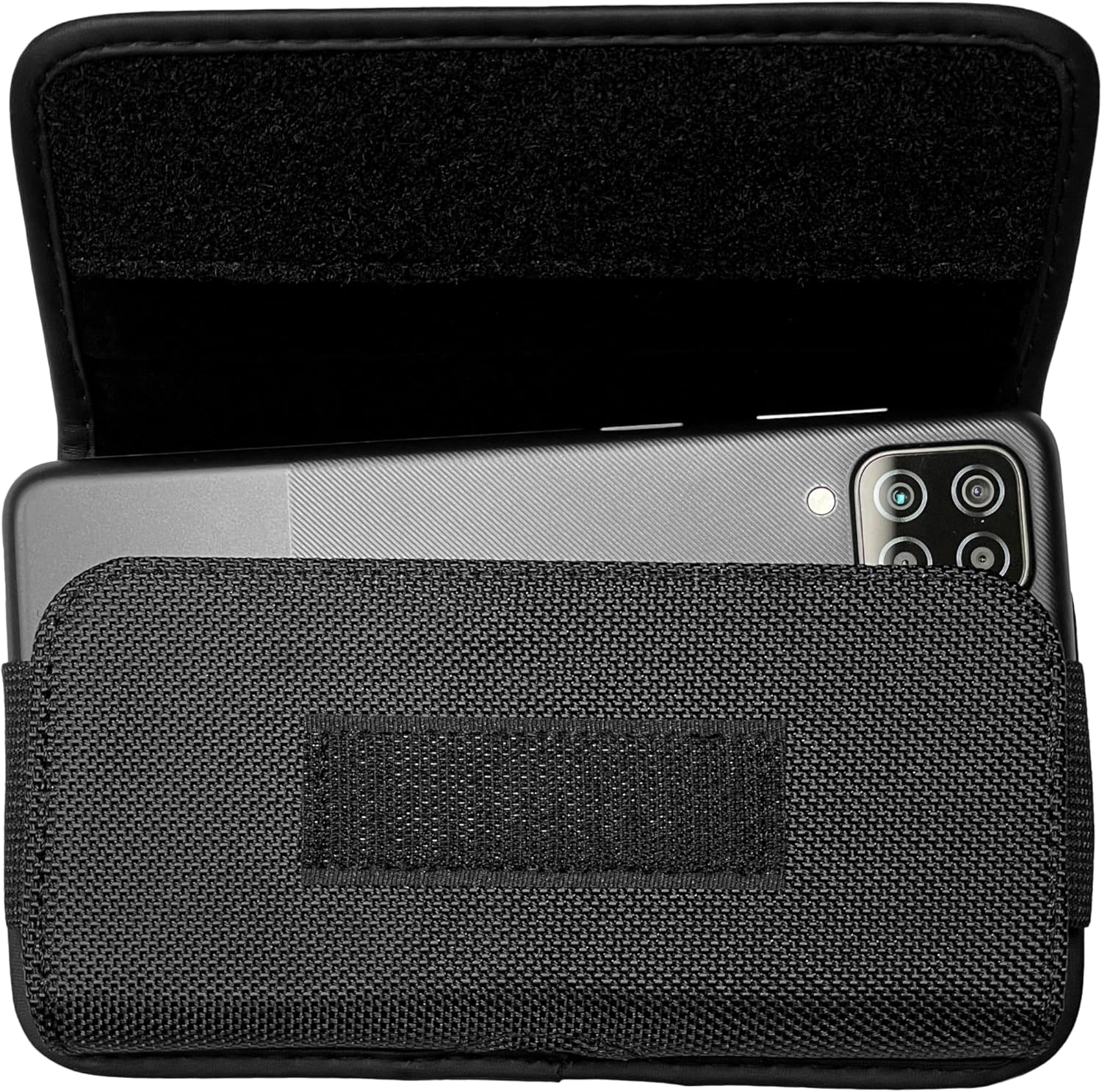 CELZEN Funda de nailon para teléfono celular Cricket Vision Plus, Icon 2, Influence, Google Pixel 5a, 6, 6a, LG Harmony 4 G7 G8 K40 K22 – Funda