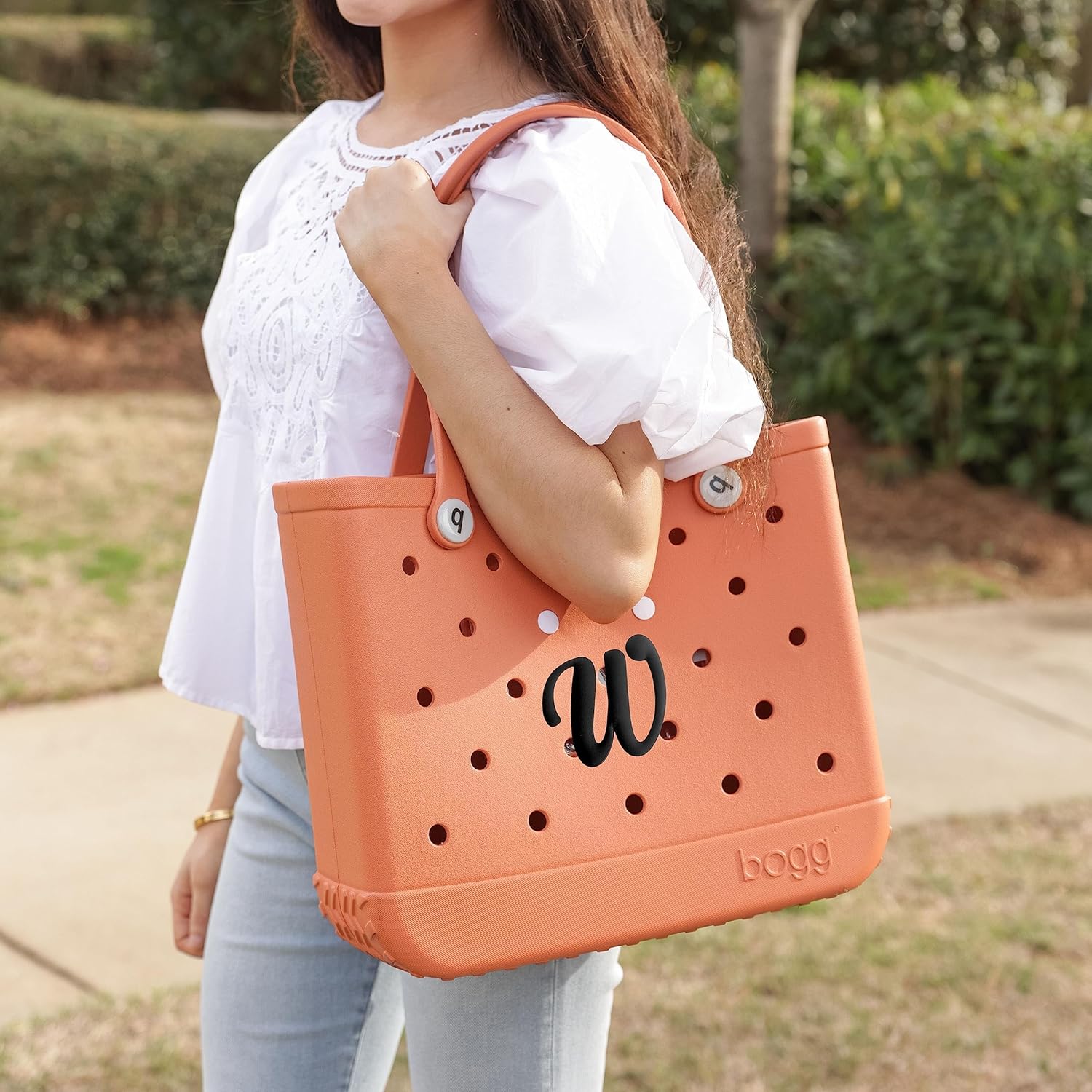 3 dijes de letras compatibles con bolsas Bogg, 2.75 pulgadas, insertos de bolsa de gran tamaño, accesorios decorativos para bolsa de playa, Vinilo,
