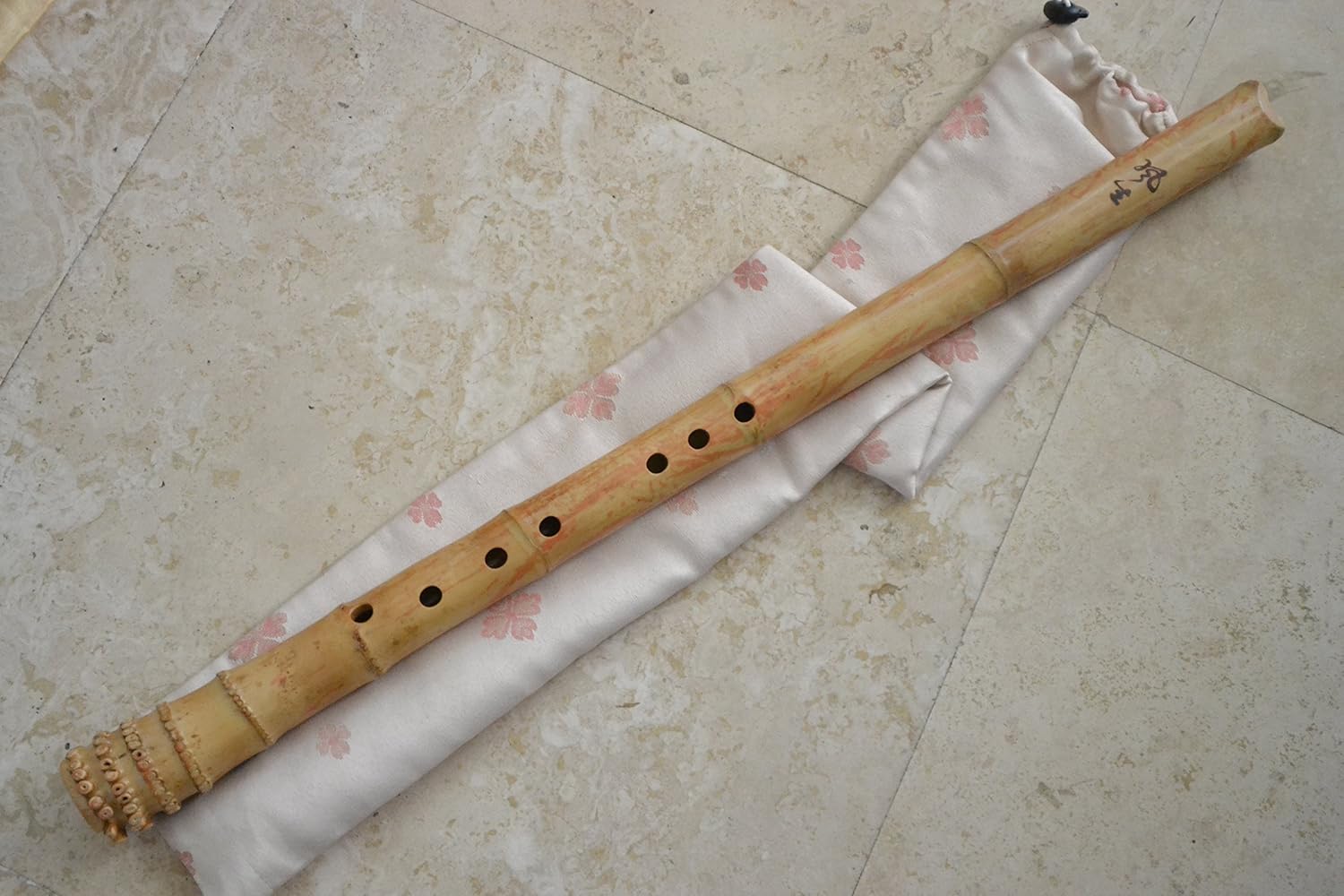 Flauta de bambú de 8 agujeros Shakuhachi Dongxiao CF Key Zen Instrumento