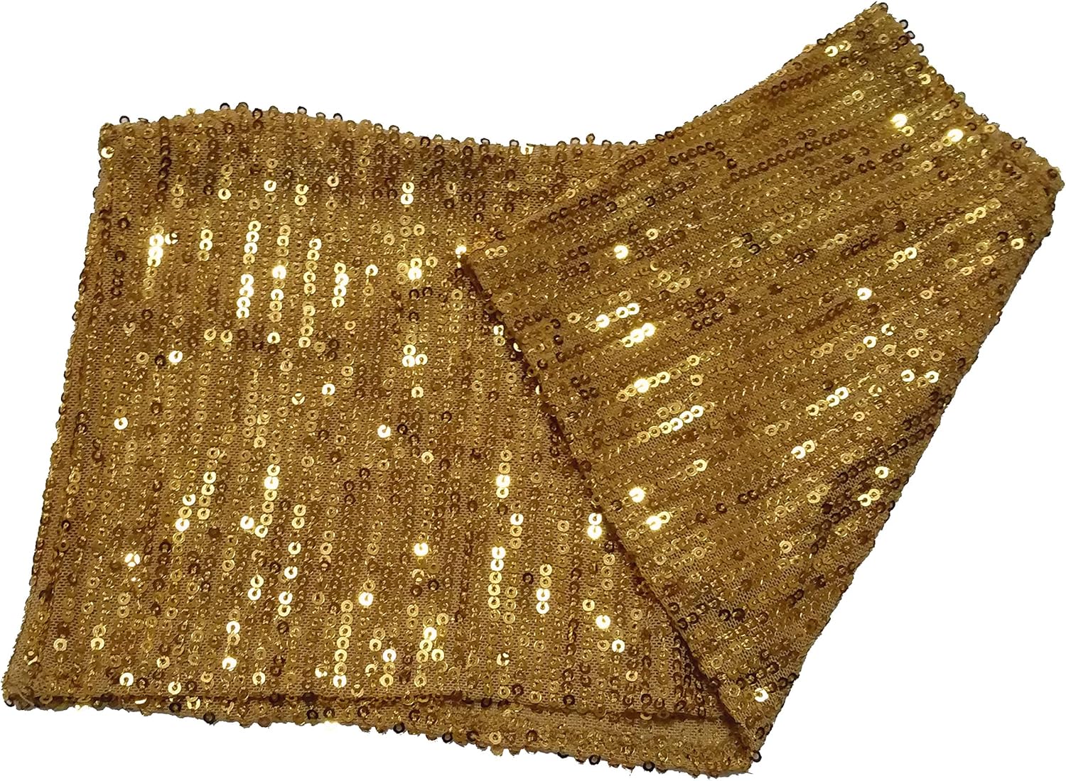 Fajas para sillas de lentejuelas de alta elasticidad con brillantes y suaves, material de lentejuelas brillantes, lazos para sillas de fiestas y