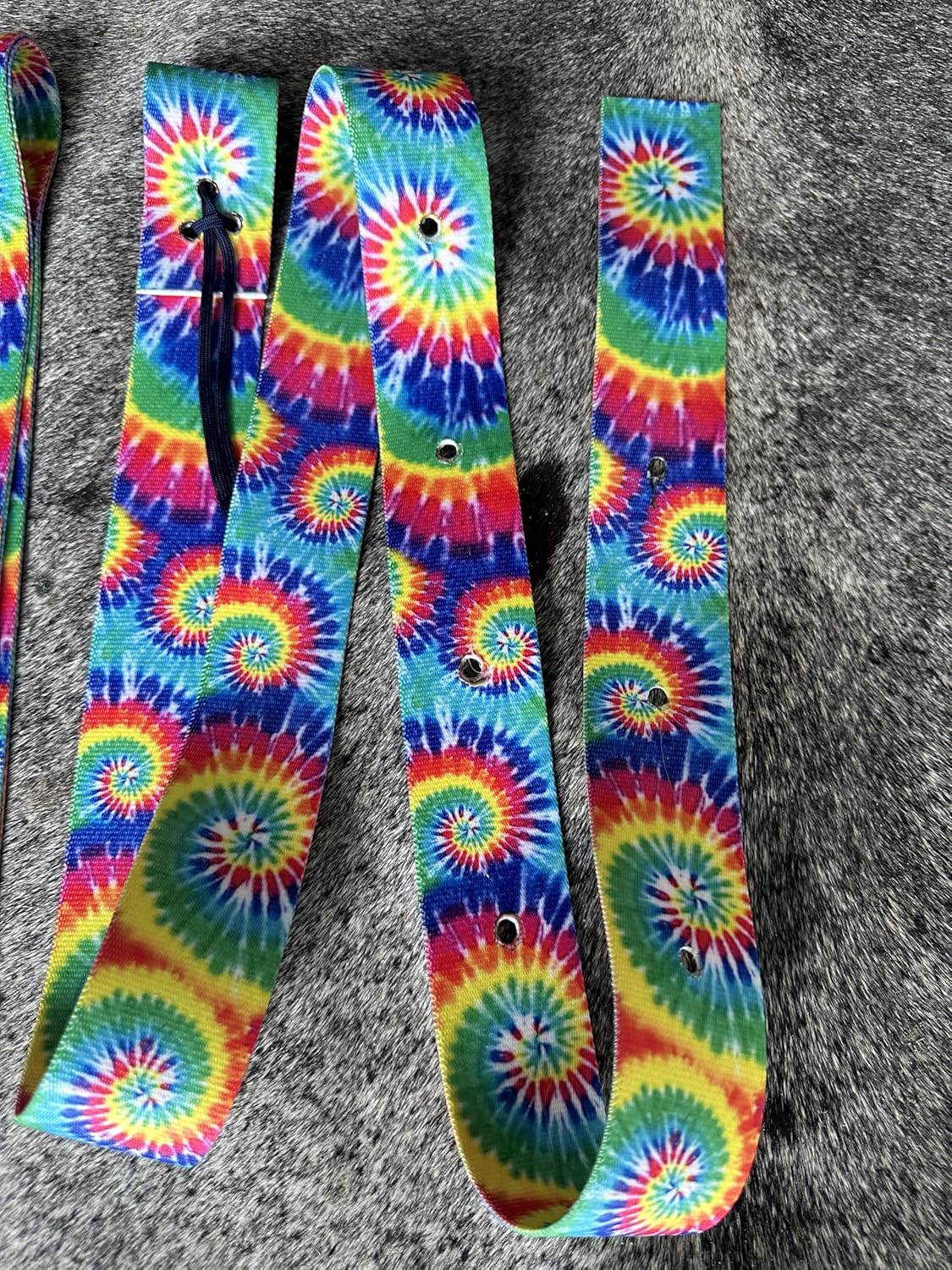 tie dye cinch strap set off billet and Latino