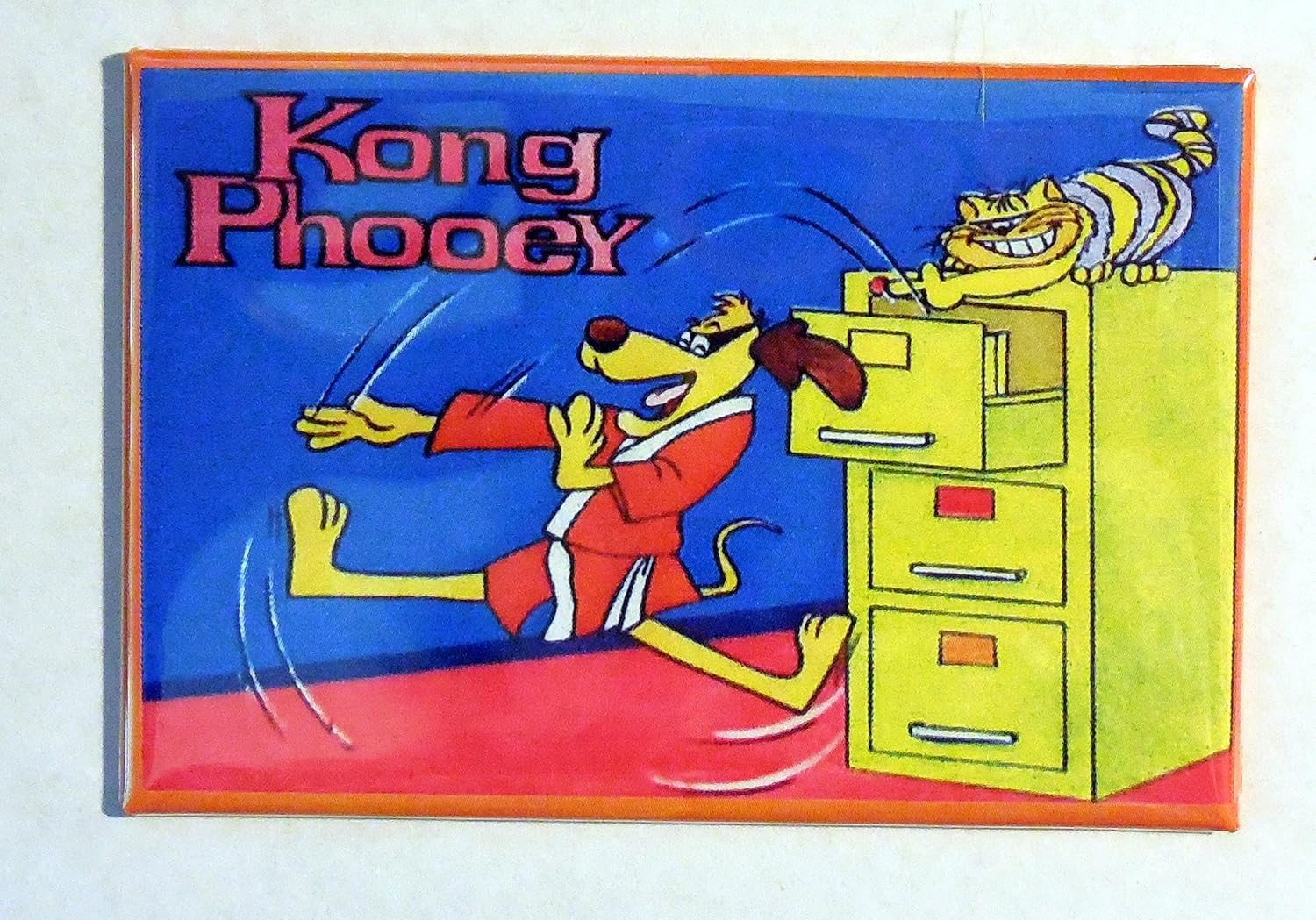 Hongkong FOOEY – Fiambrera vintage de 2 x 3 pulgadas, juego de 2 fiambreras para refrigerador, retro nostálgico