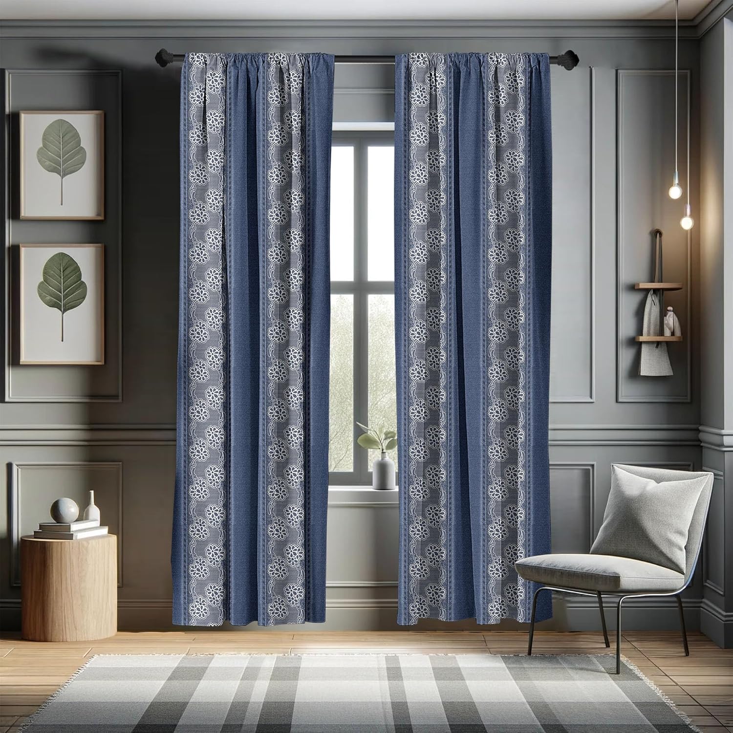 Lunarable – Paneles de cortinas multicolor