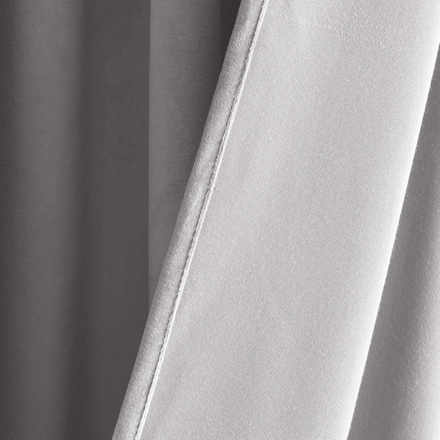 Lush Decor Prima Velvet – Par de paneles de cortinas para ventana con pestaña trasera y bolsillo para cortinero, 84 pulgadas de largo x 54 pulgadas