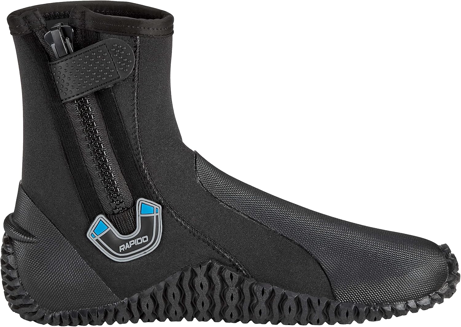 Phantom Aquatics Rapido Boutique Collection Wise – Botas de buceo de neopreno con cremallera, botas de buceo, esnórquel y surf, botas de suela de