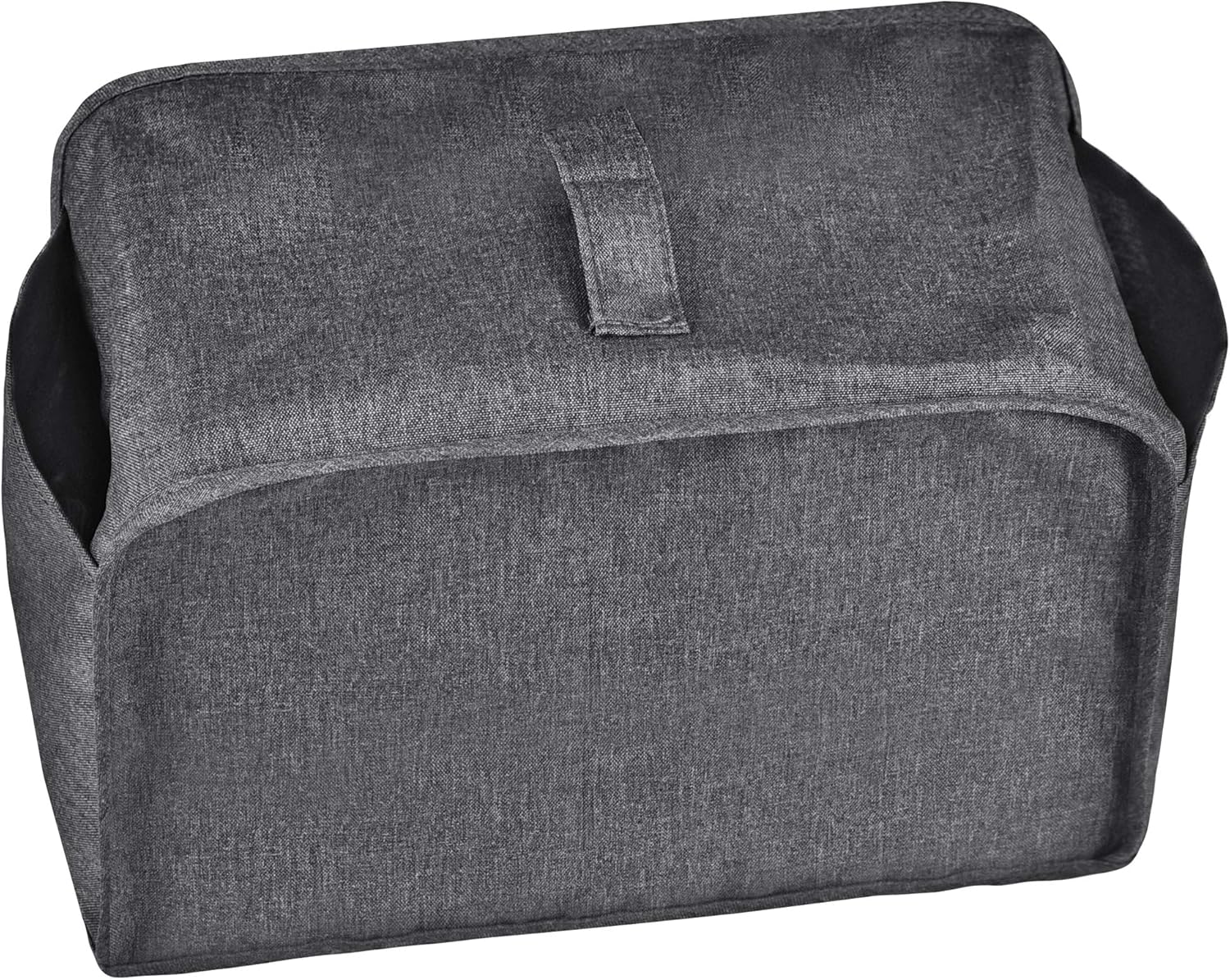 Funda para tostadora con 2 bolsillos, puede contener cuchillos y pinzas para tostadora, cubierta para electrodomésticos con asa superior, protección